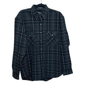 Outdoor Exchange‎ Men's Plaid Button Down Shirt Casual Size M Lumberjack